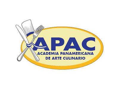 logotipo de APAC (Academia Panamerica de Arte Culinario): pertenecen a las empresas o instuciones con alianzas inclusivas